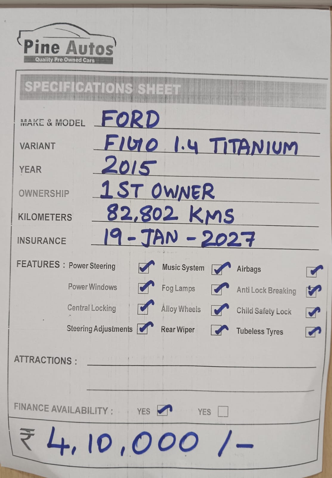 FORD FIGO
