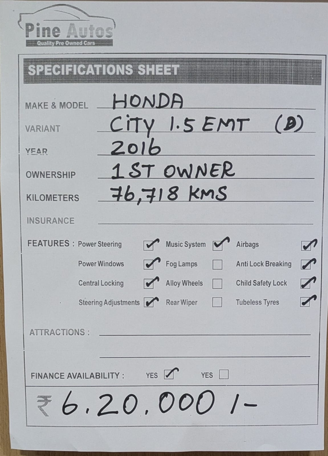 HONDA CITY